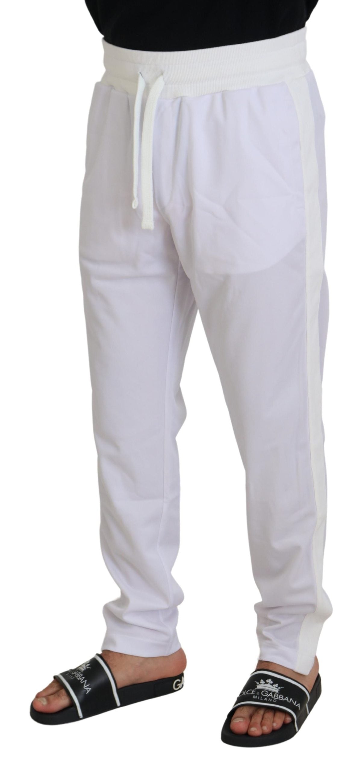 Elegant White Jogger Pants for Sophisticated Comfort