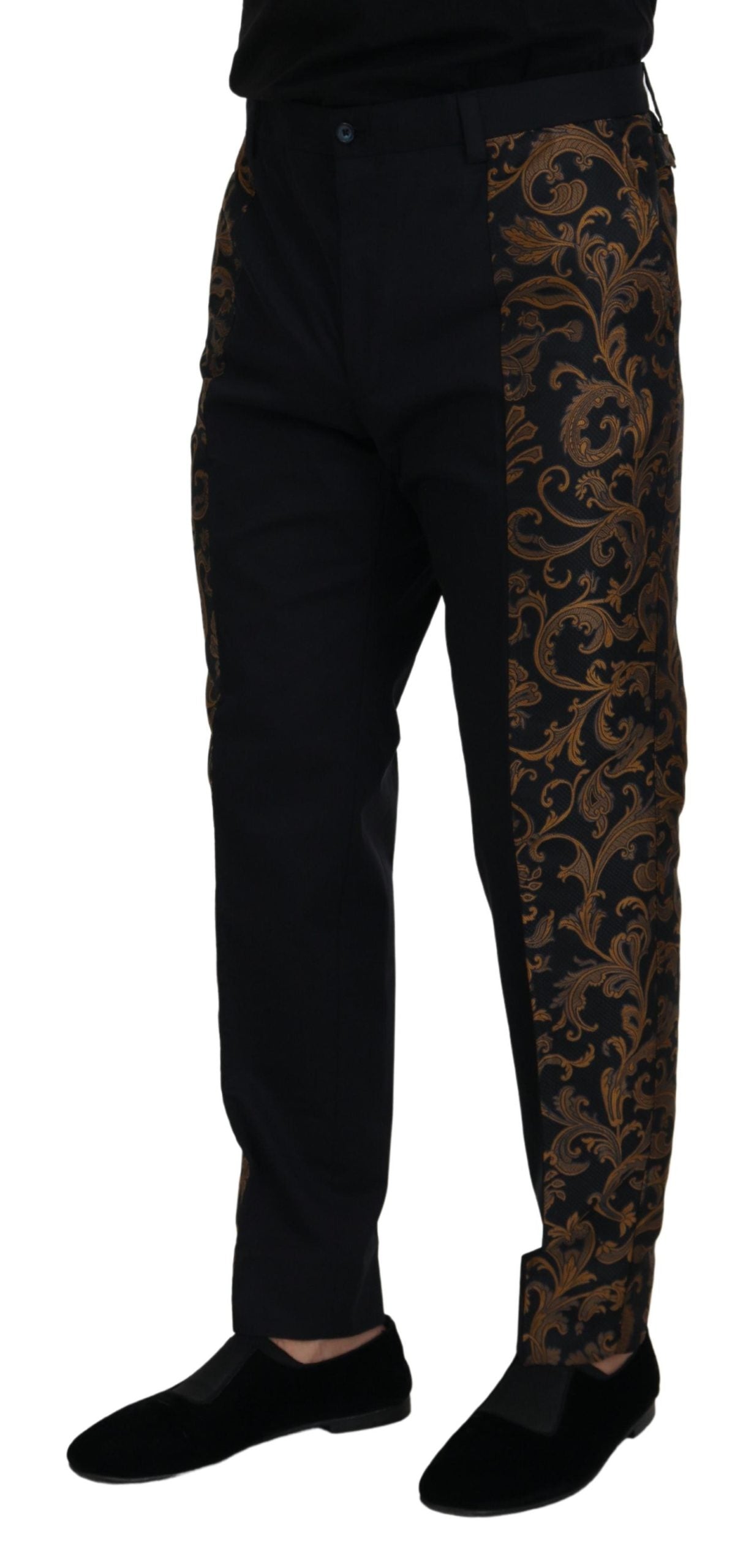 Elegant Black Designer Pants for Men