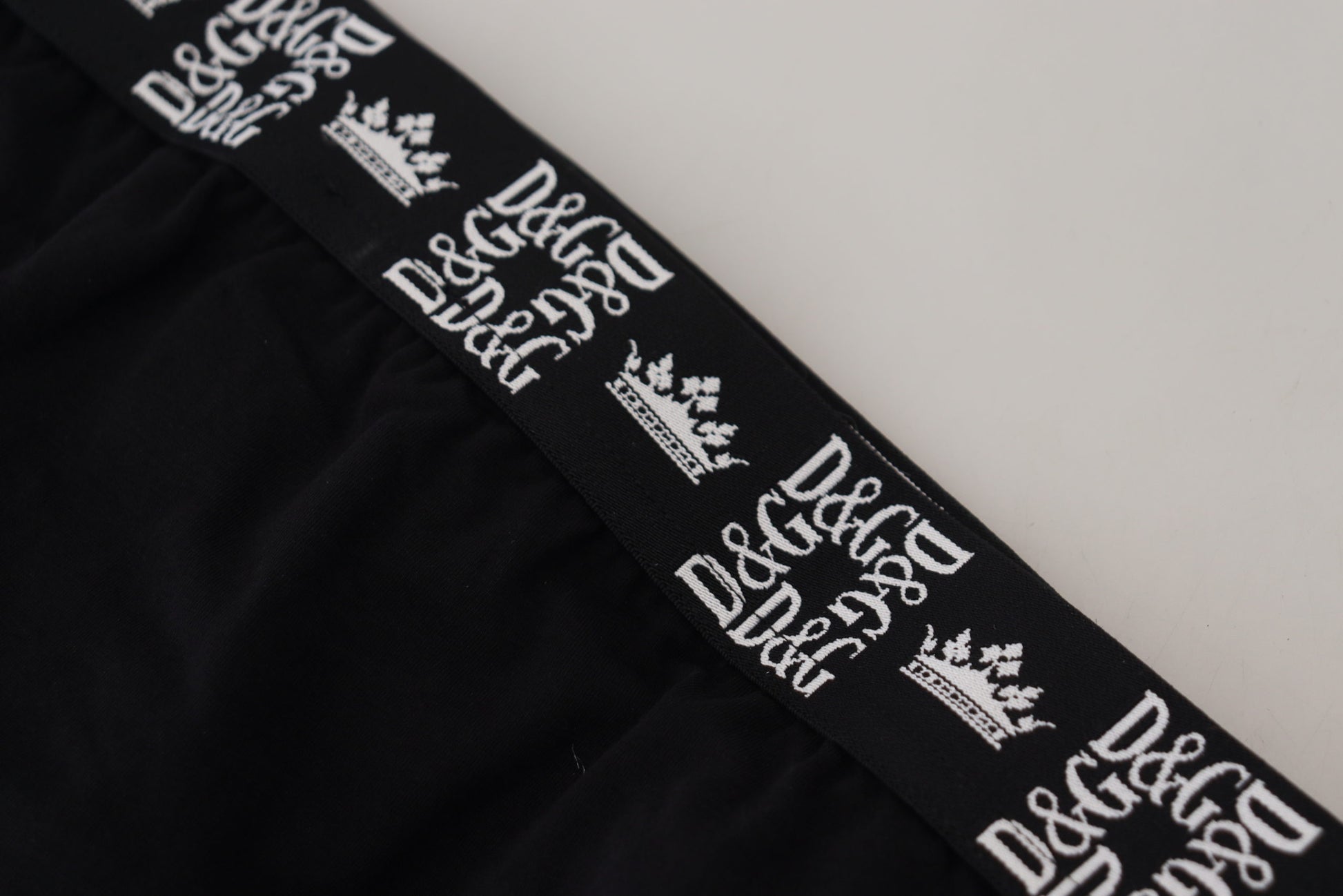 Elegant Black Designer Briefs with Logo Waistband