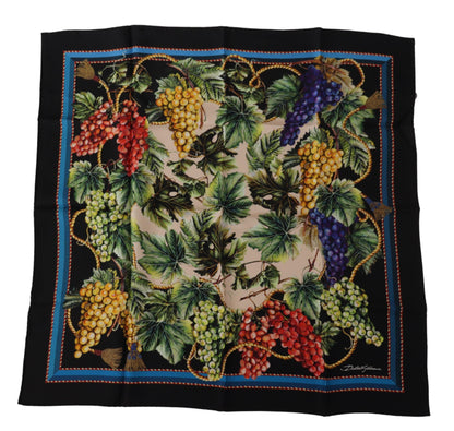 Elegant Men's Silk Square Scarf