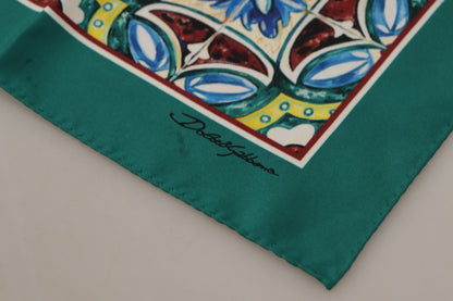 Elegant Silk Square Men's Scarf