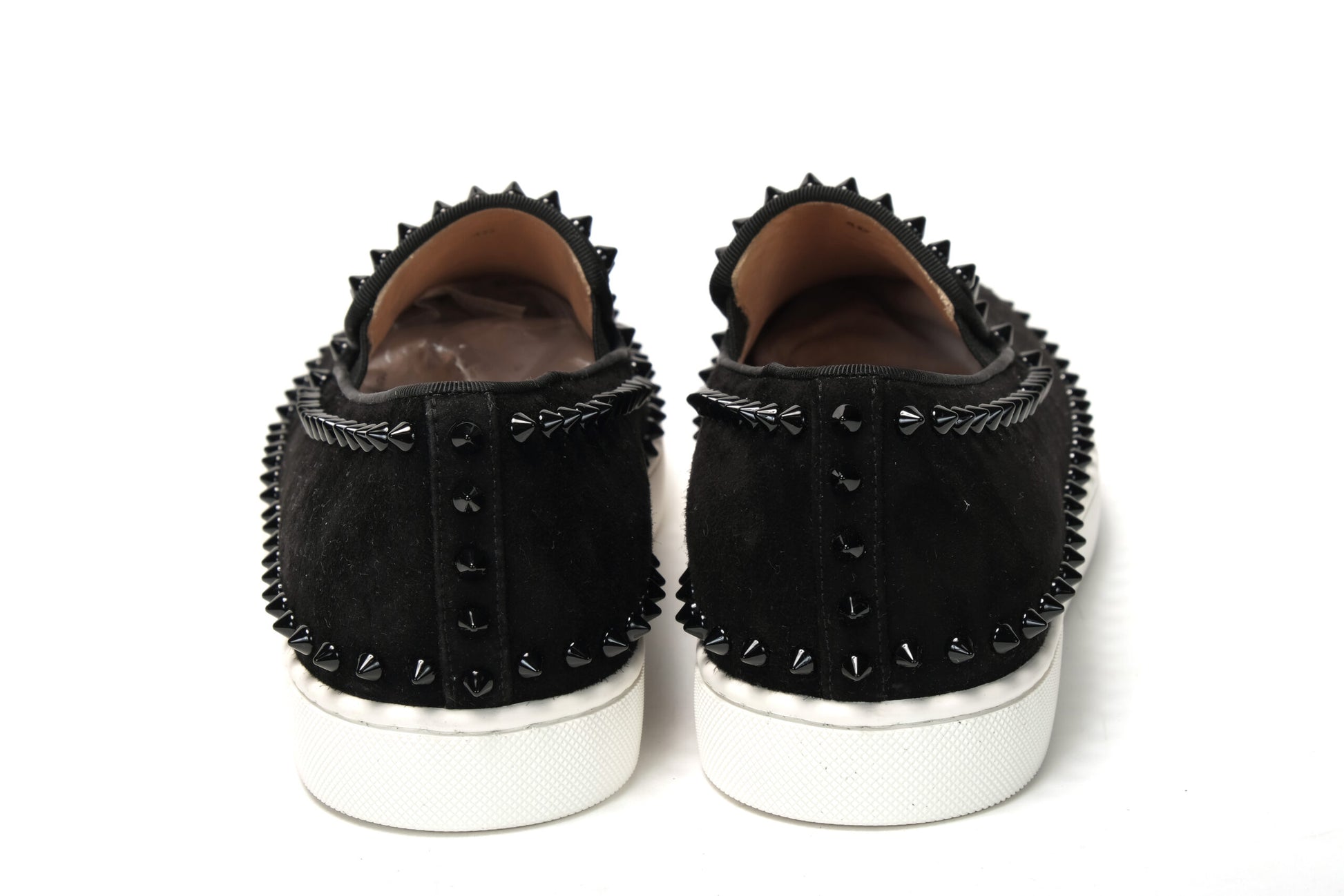 Black Pik Boat Flat Veau Shoes