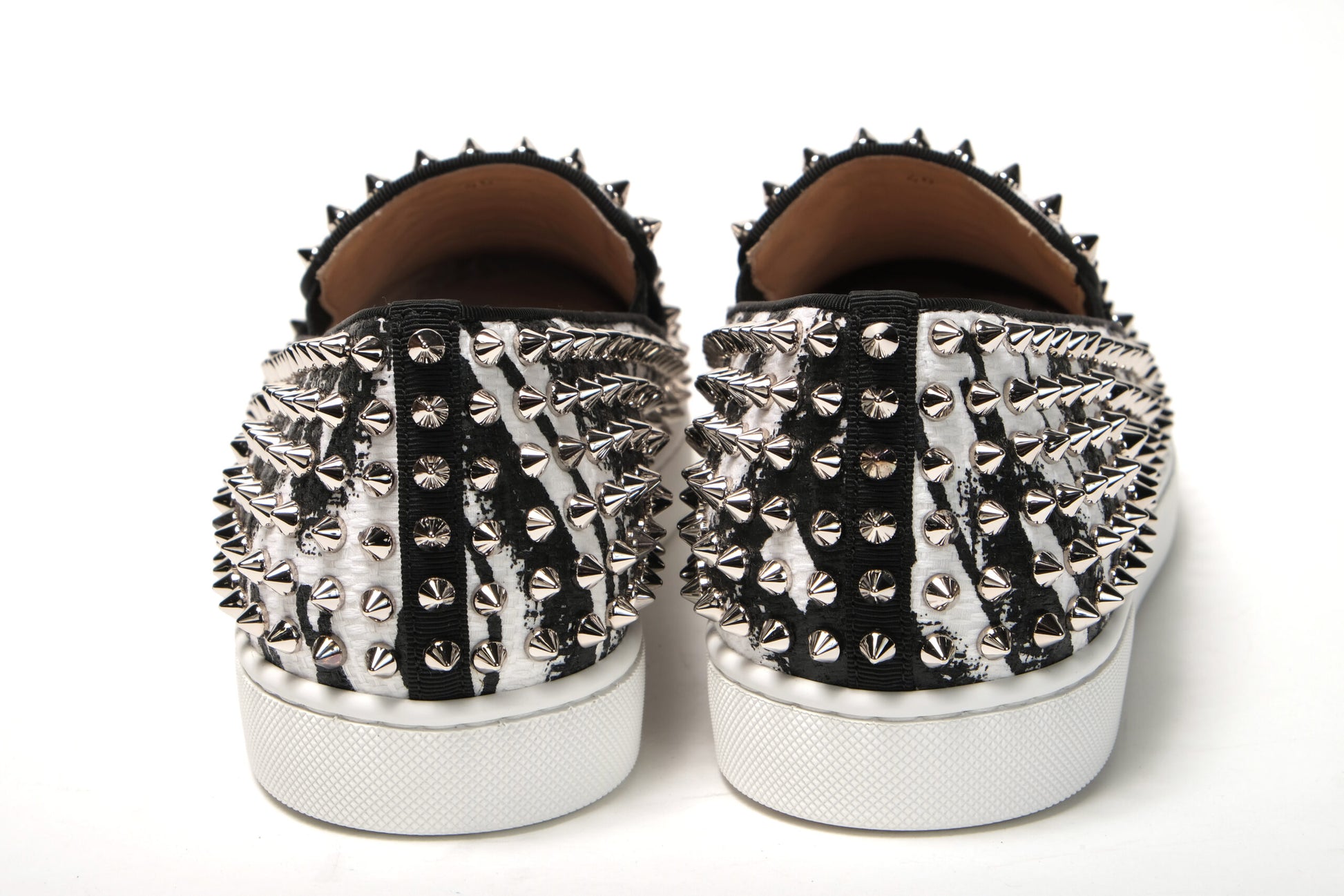 White Black Sv Roller Boat Flat Shoes