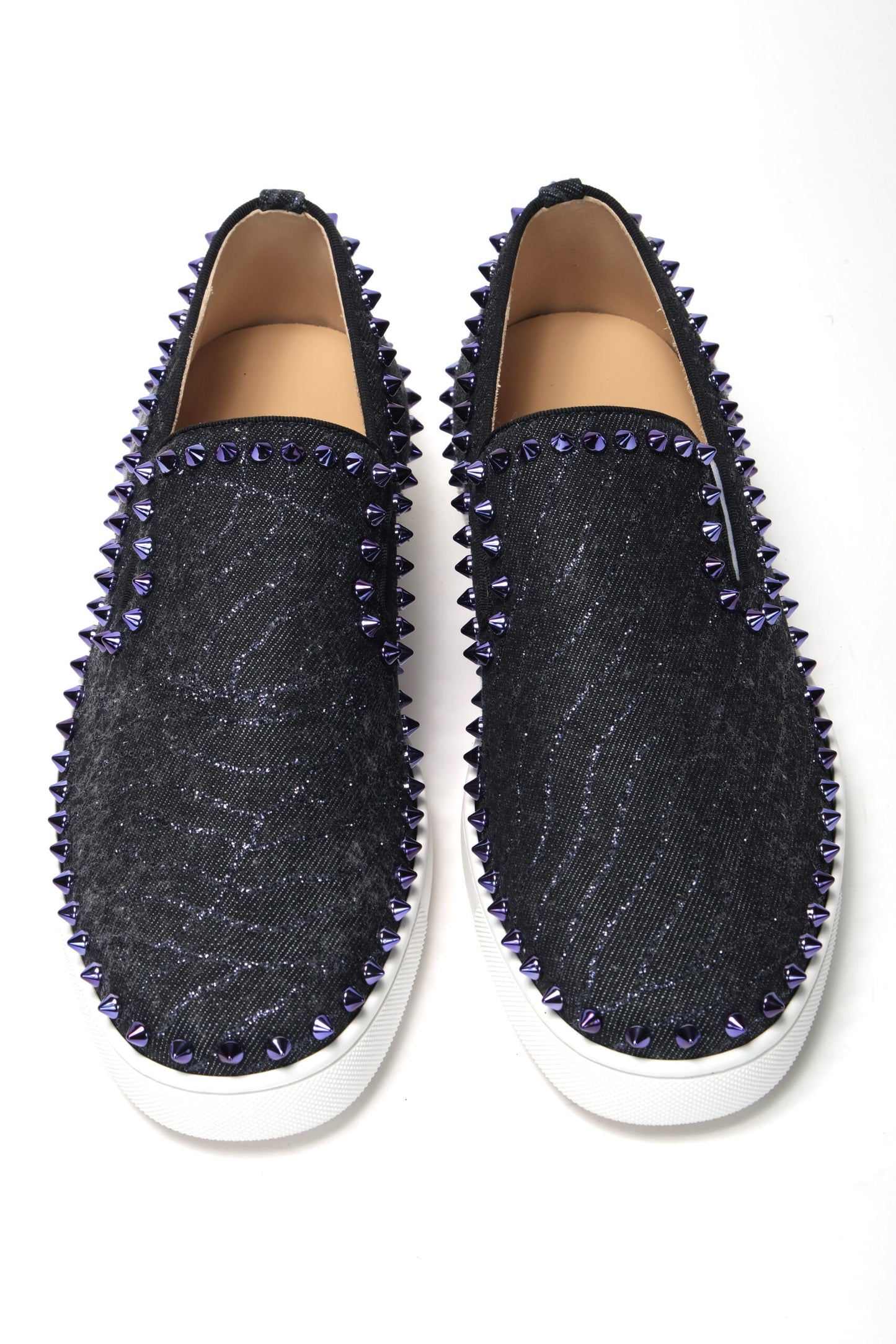 Navy/Electro Met Pik Boat Flat Shoes