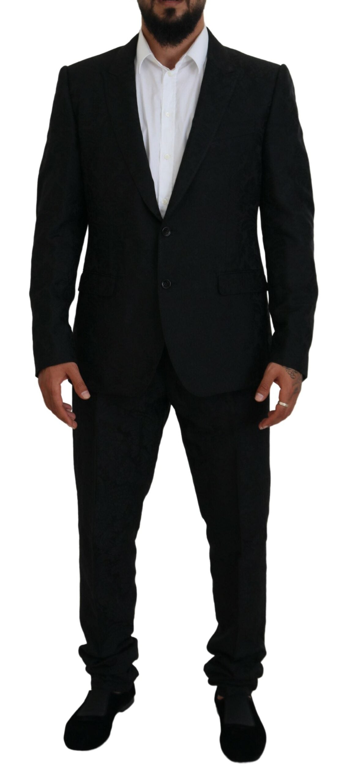 Black Martini Slim Fit Designer Suit