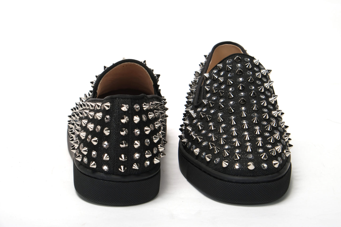 Black/Crystal Sv Version Roller 1c1s Flat Shoes