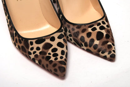 Multi/Black Leopard Kate 100 Pony Heel