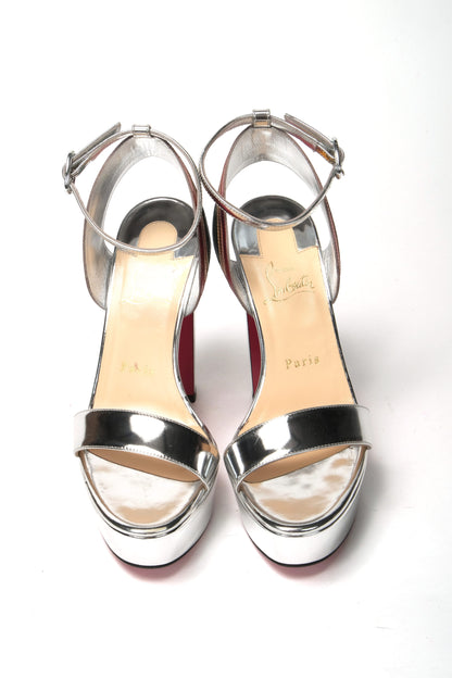 Silver/Multi Arendisc Alta Platform Heel