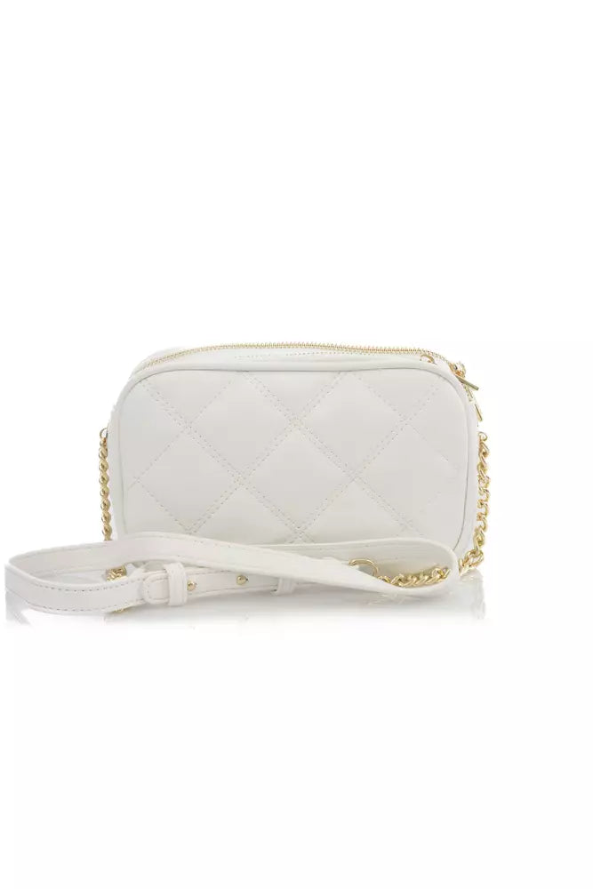 White Polyethylene Women Shoulder Bag