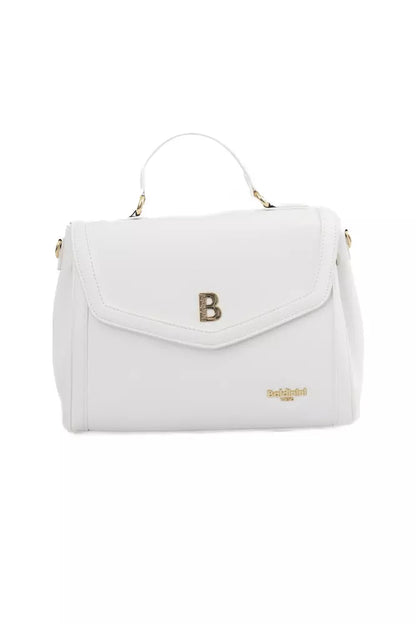 White Polyethylene Women Handbag