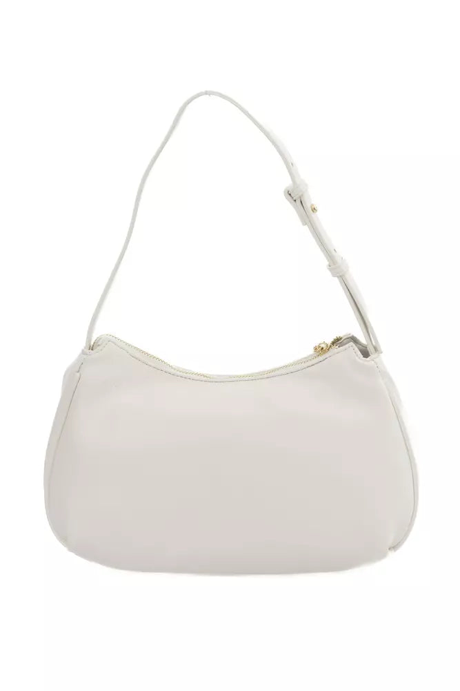 White Polyethylene Women Shoulder Bag