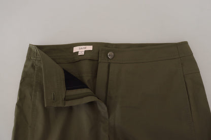 Elegant Tapered Green Pants - Chic Everyday Wear