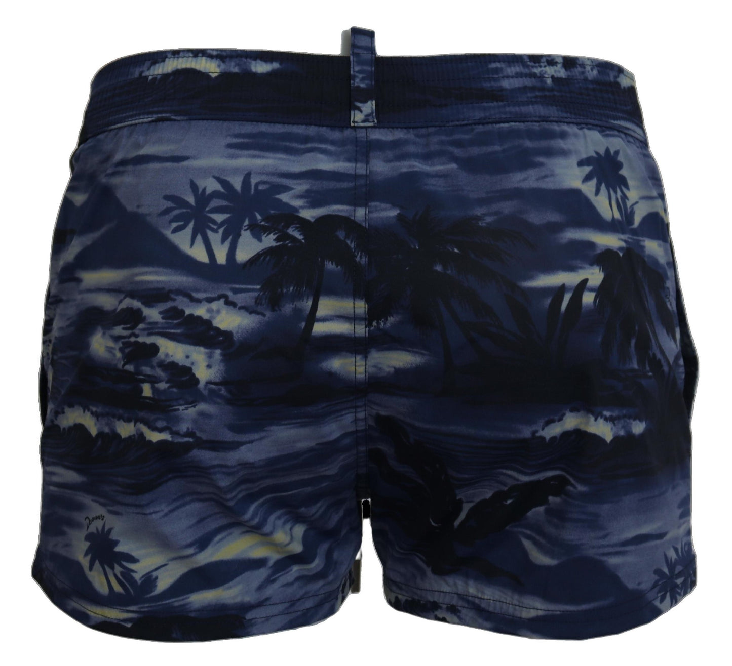 Tropical Wave Design Swim Shorts