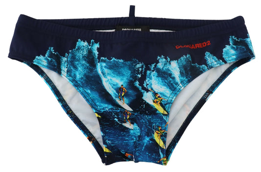 Exclusive Multicolor Graphic Swim Briefs