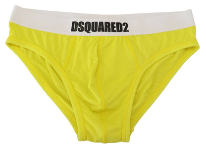 Chic Yellow Modal Stretch Men's Briefs