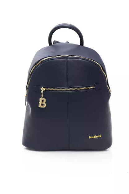 Blue Polyethylene Women Backpack