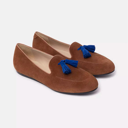 Elegant Suede Tassel Moccasins