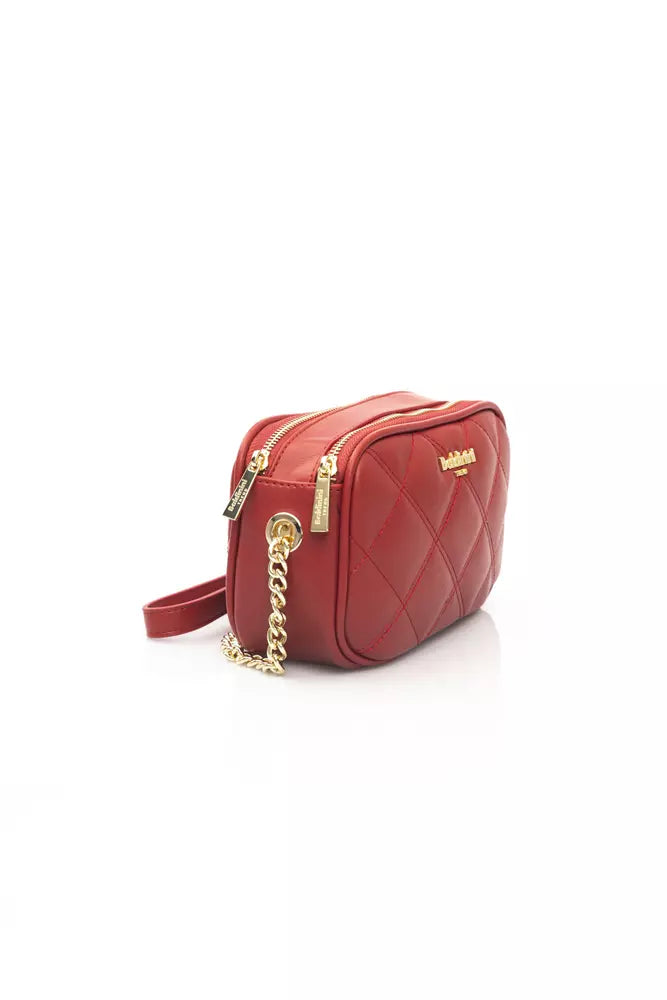 Red Polyethylene Women Shoulder Bag