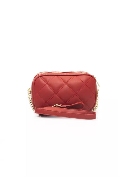 Red Polyethylene Women Shoulder Bag