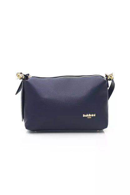 Blue Polyethylene Women Shoulder Bag