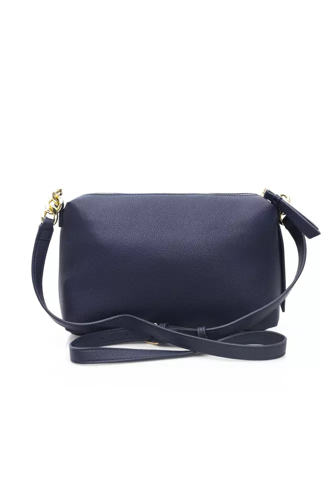 Blue Polyethylene Women Shoulder Bag