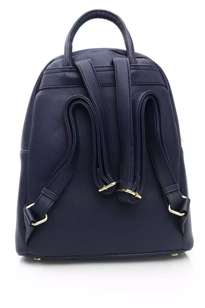 Blue Polyethylene Women Backpack