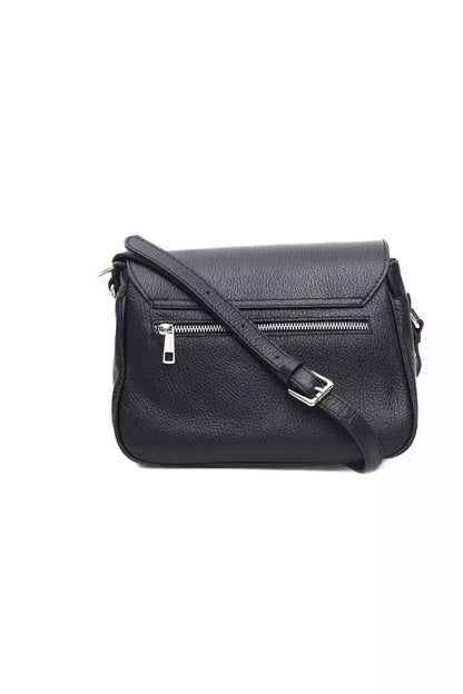 Black Leather Women Shoulder Bag