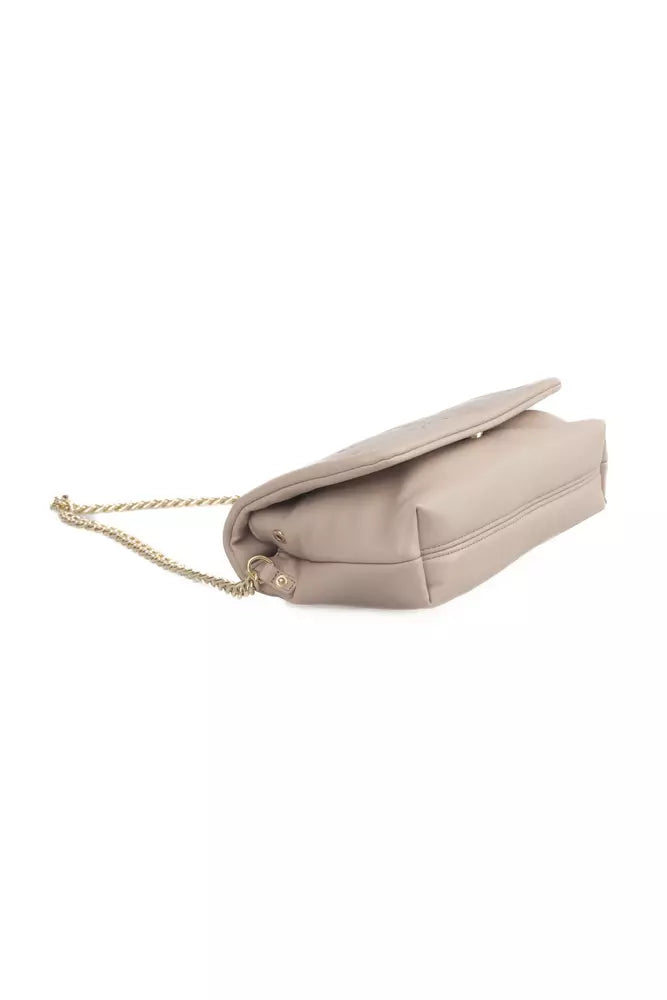 Pink Polyethylene Women Shoulder Bag