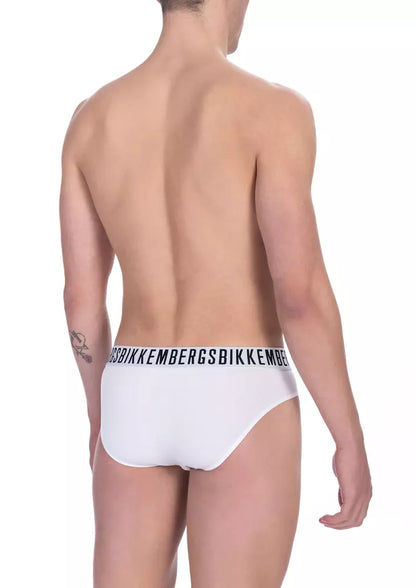 White Cotton Men Brief