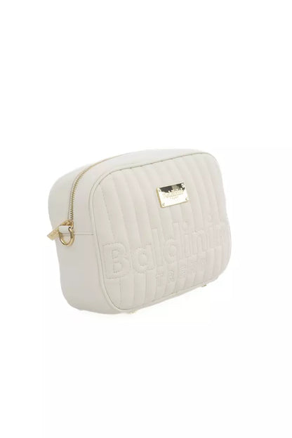 White Polyethylene Women Shoulder Bag