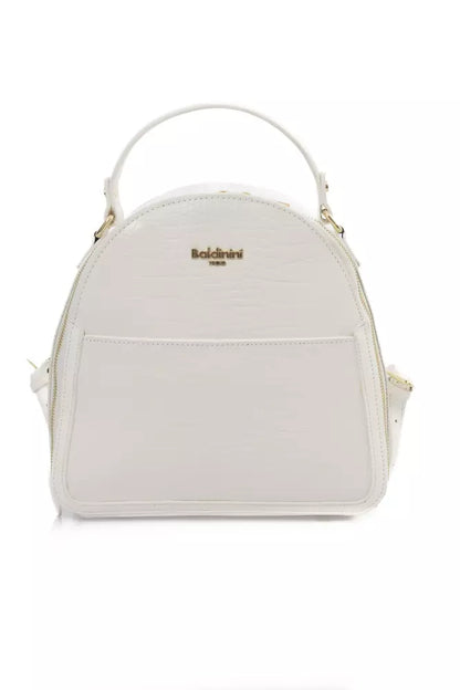 White Polyethylene Women Shoulder Bag