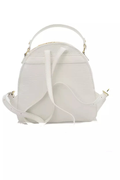 White Polyethylene Women Shoulder Bag