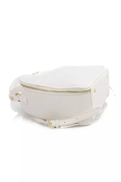 White Polyethylene Women Shoulder Bag