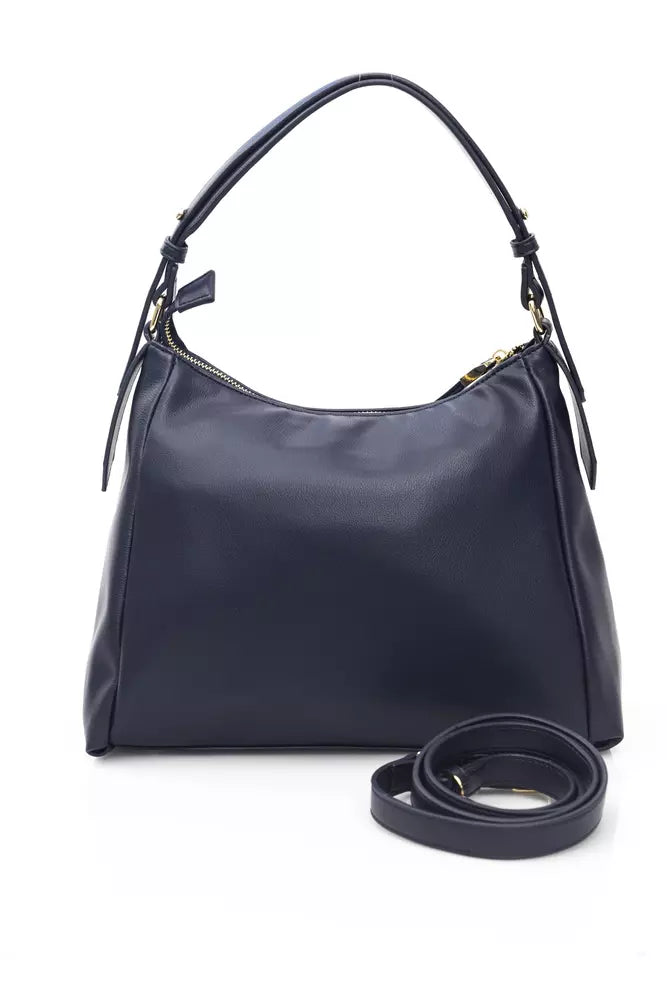 Blue Polyethylene Women Handbag