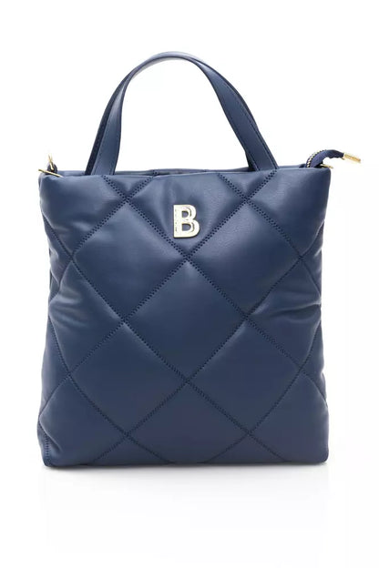 Blue Polyethylene Women Shoulder Bag