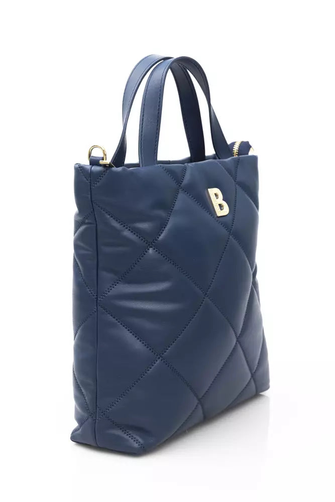 Blue Polyethylene Women Shoulder Bag