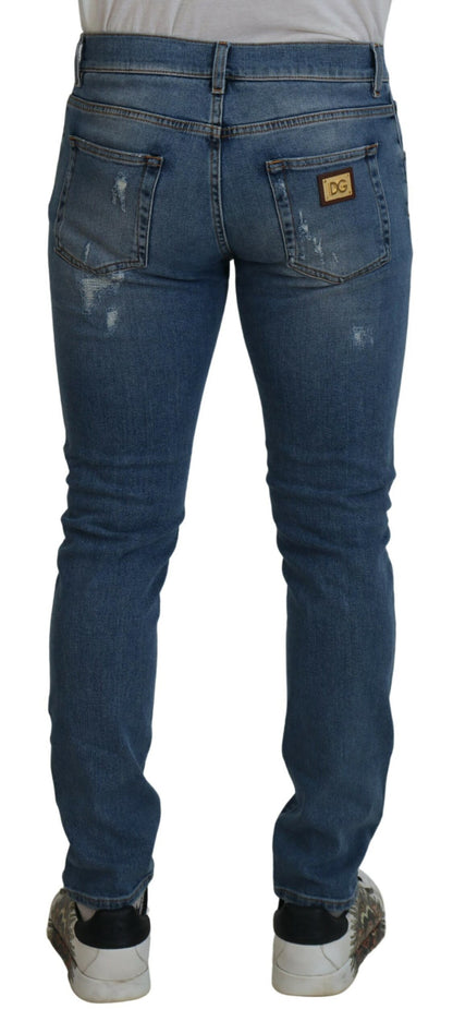 Chic Slim Fit Italian Denim Jeans