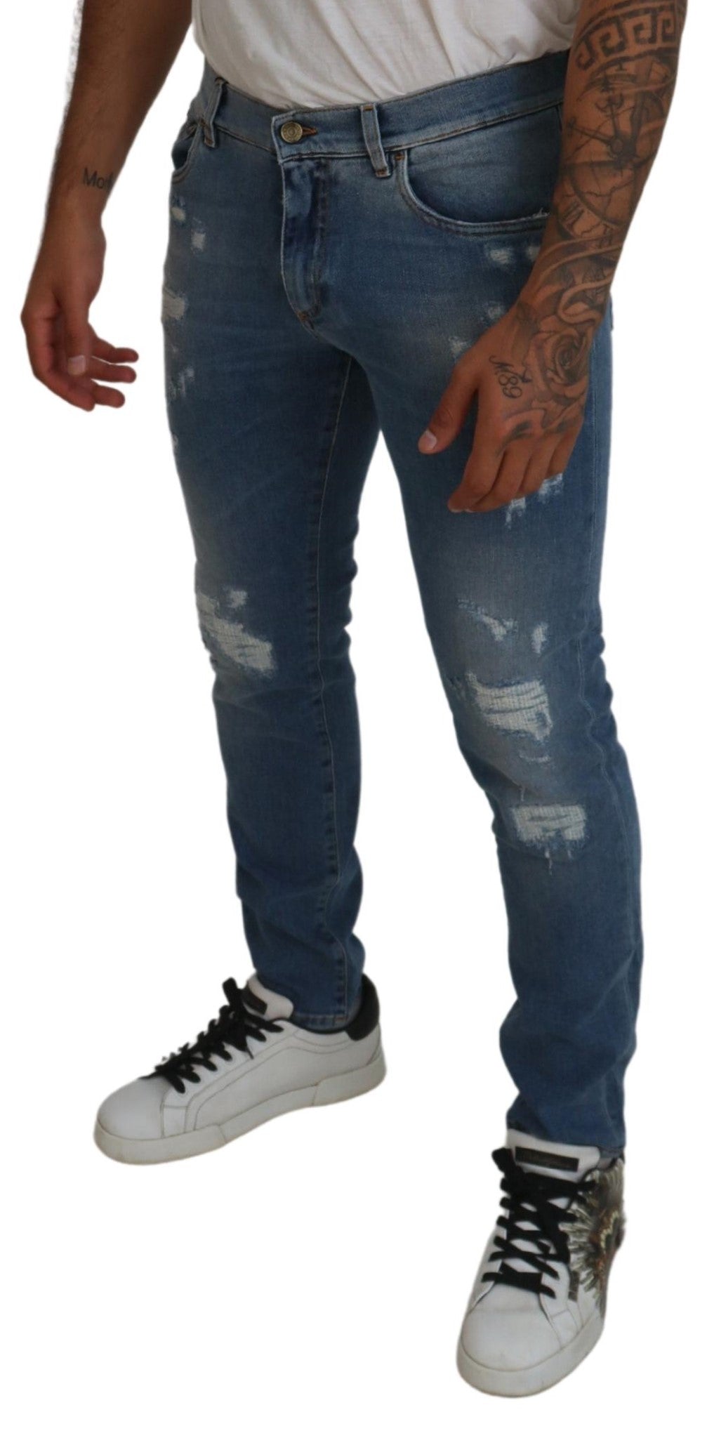 Chic Slim Fit Italian Denim Jeans