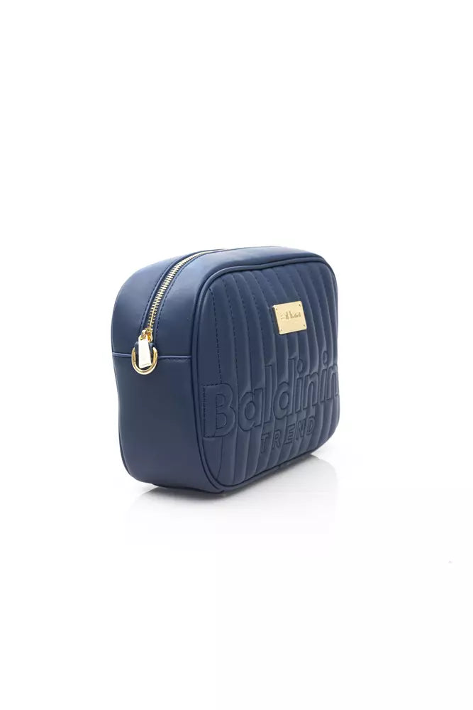 Blue Polyethylene Women Shoulder Bag