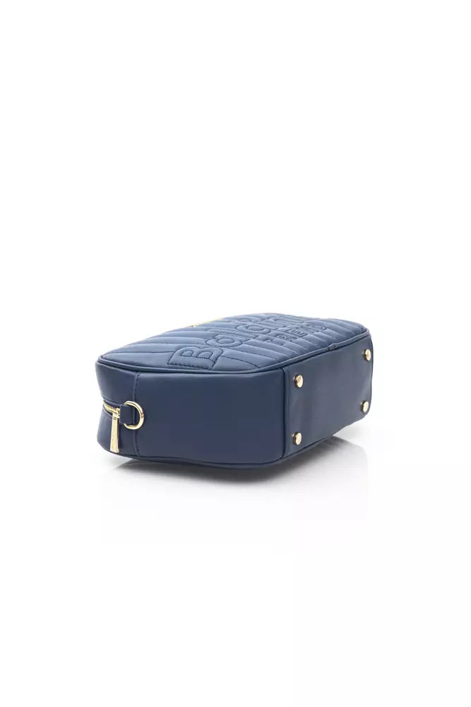 Blue Polyethylene Women Shoulder Bag