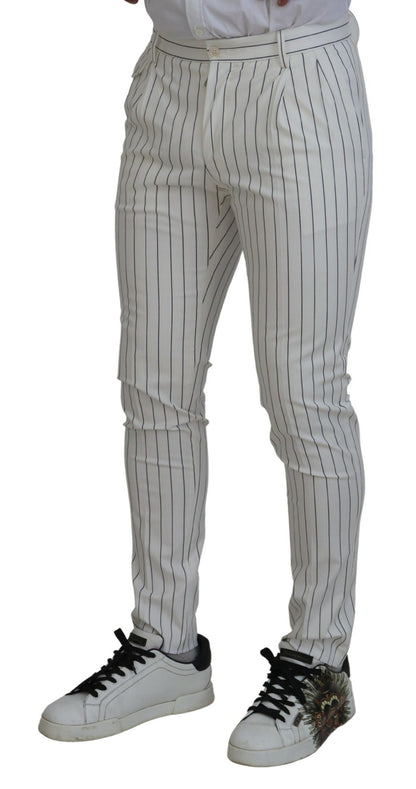 Elegant Striped Chino Pants for the Modern Man