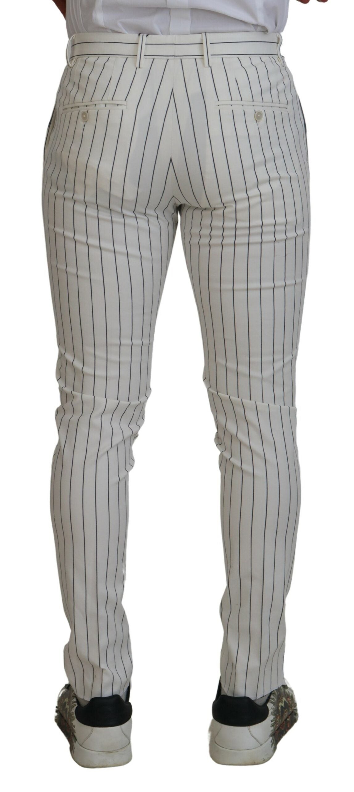 Elegant Striped Chino Pants for the Modern Man