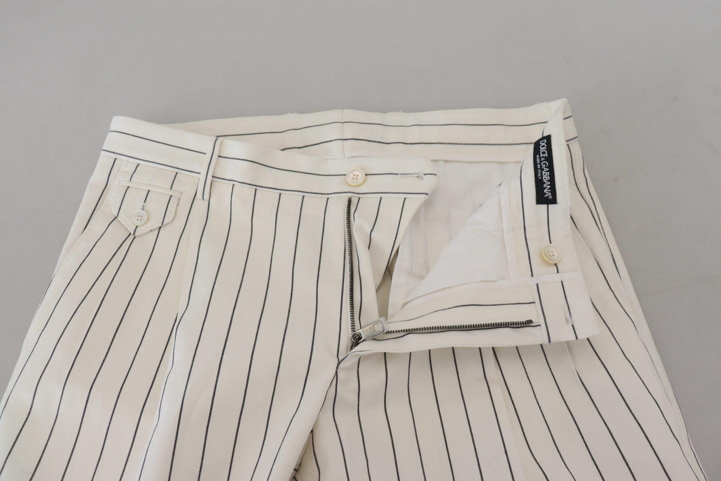 Elegant Striped Chino Pants for the Modern Man