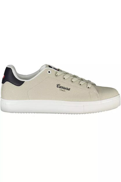 Sleek Beige Sneaker with Contrasting Accents