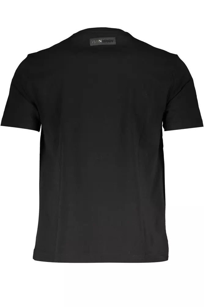 Black Cotton Men TShirt