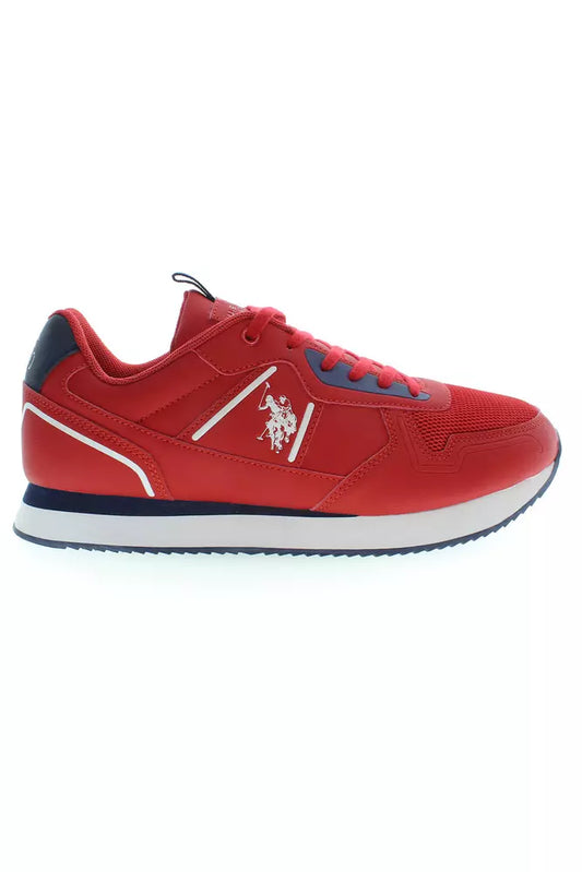 U.S. Polo Pink Lace-Up Sports Sneakers