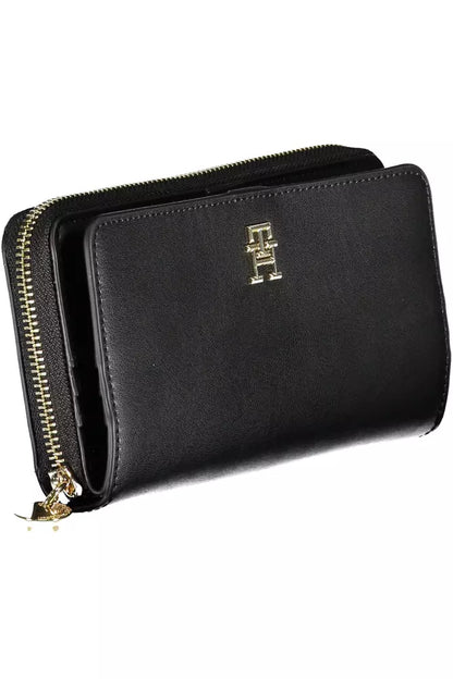 Black Polyethylene Women Wallet