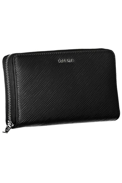 Black Polyethylene Women Wallet