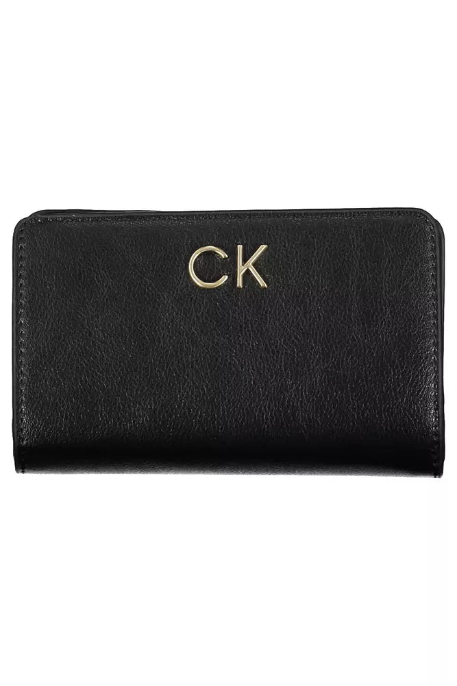 Black Polyethylene Women Wallet