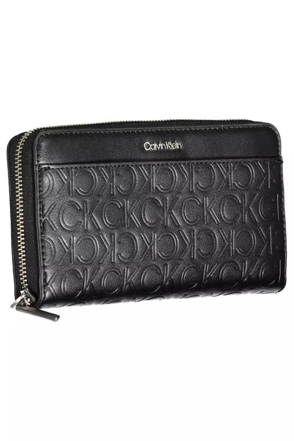 Black Polyethylene Women Wallet